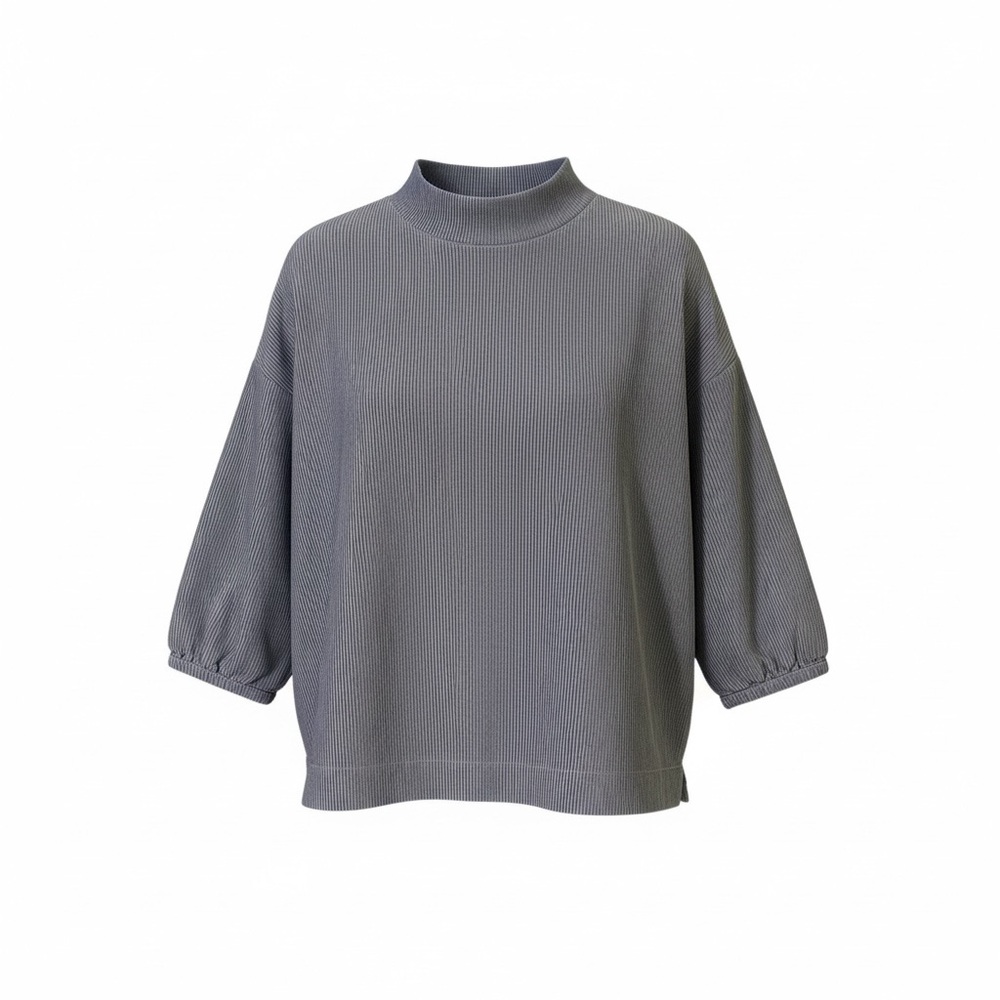 POETRY Hemp-Organic Cotton-Yak Yak funnel neck corduroy top. Size 8 GUC - Picture 1 of 10